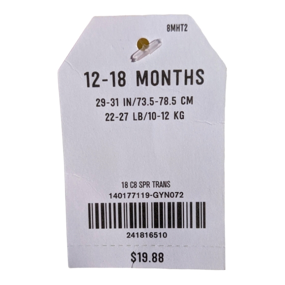 Crazy 8 Girls 12-18m Little Star Pink Tule Tank Top - Picture 6 of 6